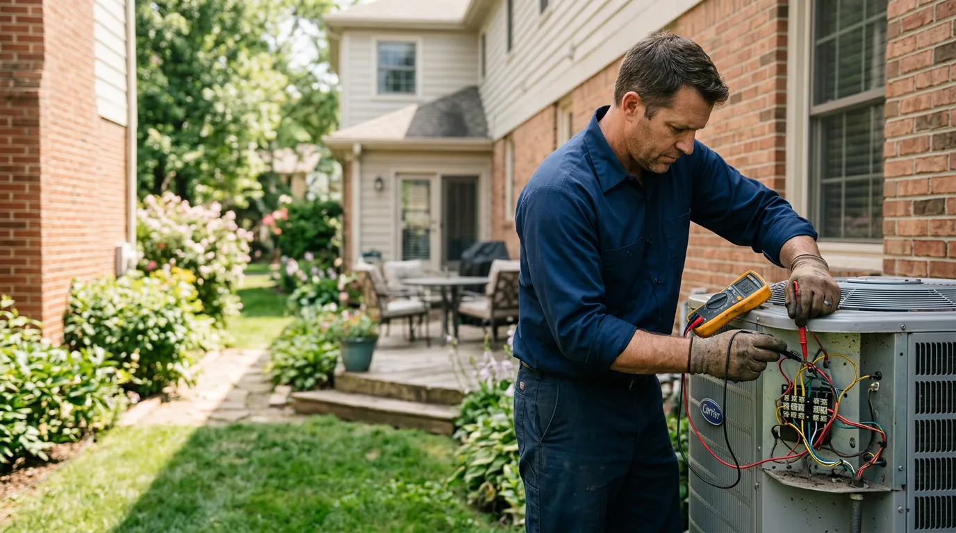 HVAC technician working near Nicoma Park, OK